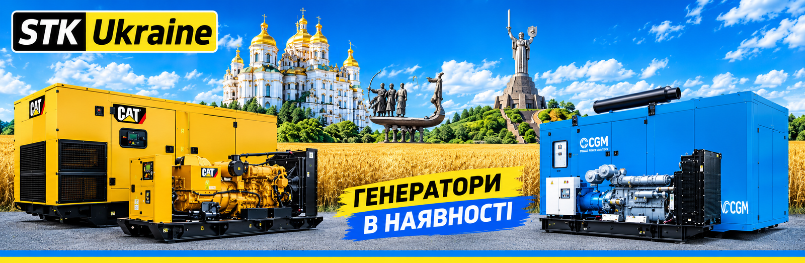 Генератори в наявності — STK Ukraine